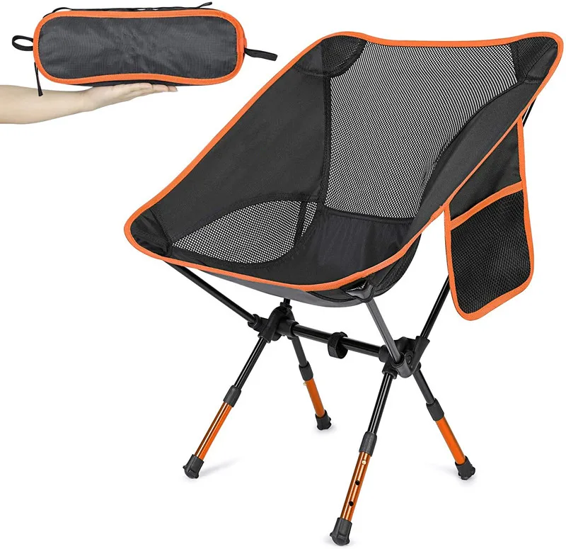 Light weight Folding Lounge Beach Chair Bottle Size Packable Chair