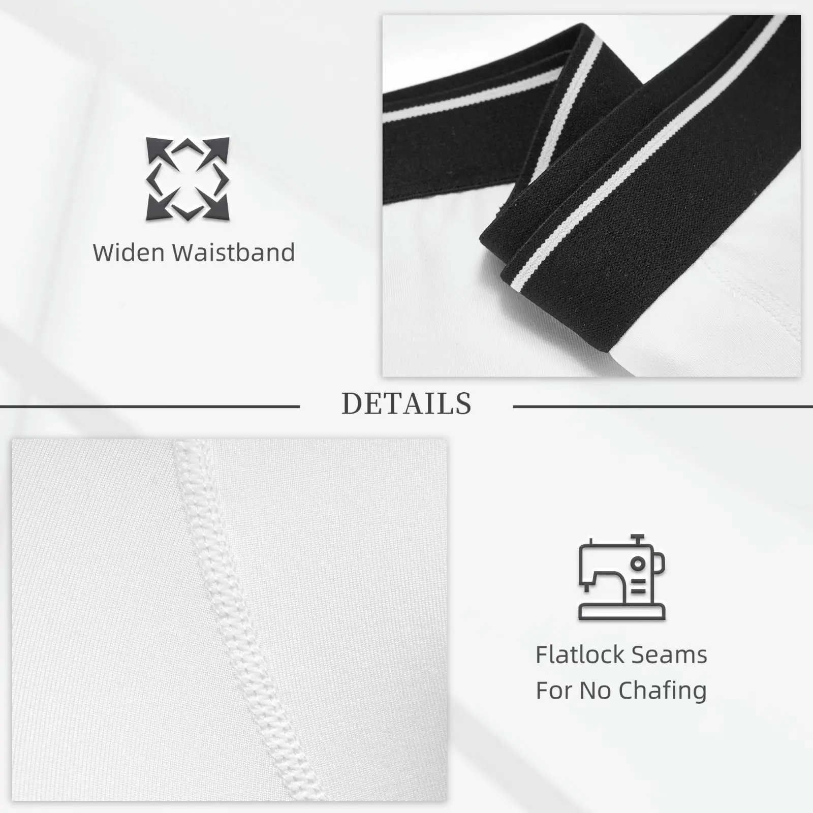 Wholesale Custom Printed Feelings Mens Solid Color Sport Satin Briefs Funny Shorts Long Boxers For Men underwear high quality