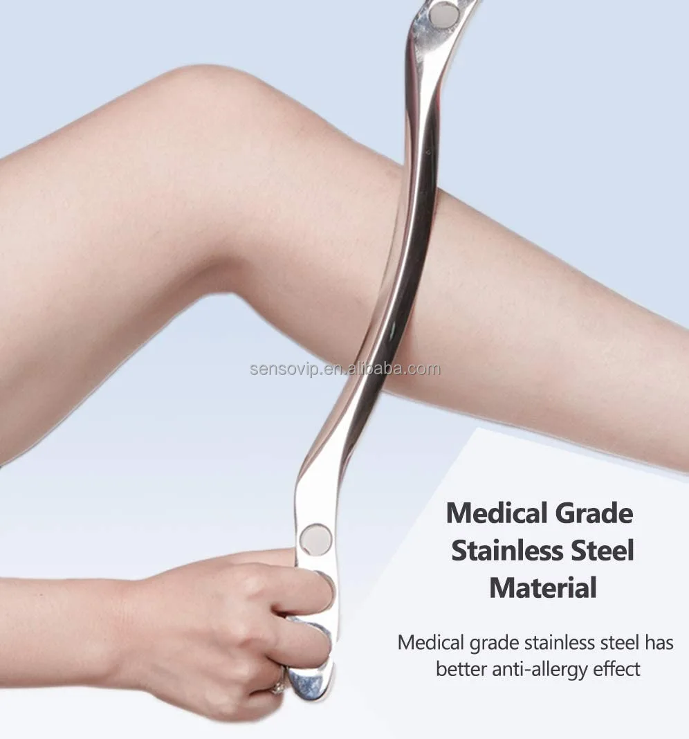 Factory Wholesale Massage Tool Iastm Tools Stainless Steel Gua Sha Scraping For Muscle Relax