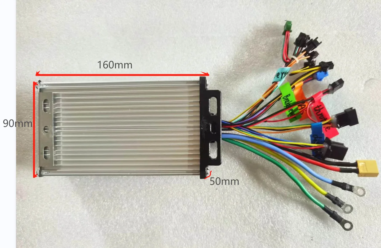 48V 52V 60V 72V 40A 1000W 1500W Electric Bike Scooter Engine Motor Conversion Kit Hall Sensor Controller