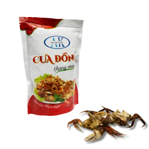 High-Tech High Quality Unique Taste Salted Fried Field Crab HACCP Certification Carton Box Package From Vietnam Manufacturer