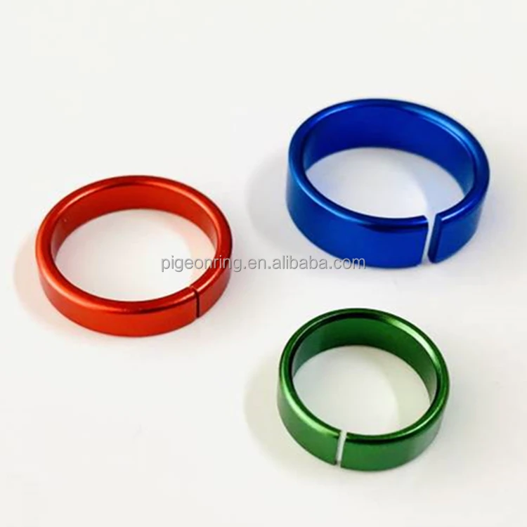 High Quality Big Size Open Aluminium Poultry Rings Split Aluminium Peacock Ring Ducks Leg Rings