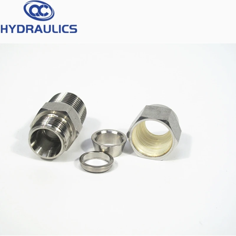 High Pressure Compression Pipe Plumbing  SS316  tube fittings