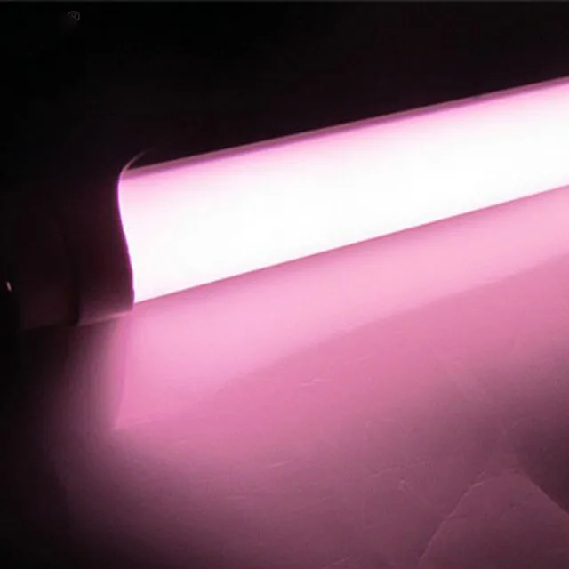 Pink meat T8 led tube CRI98 AC85-265V led fluorescence lamp for supermarket