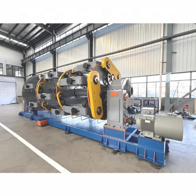 Planetary stranding machine to make cable and rope