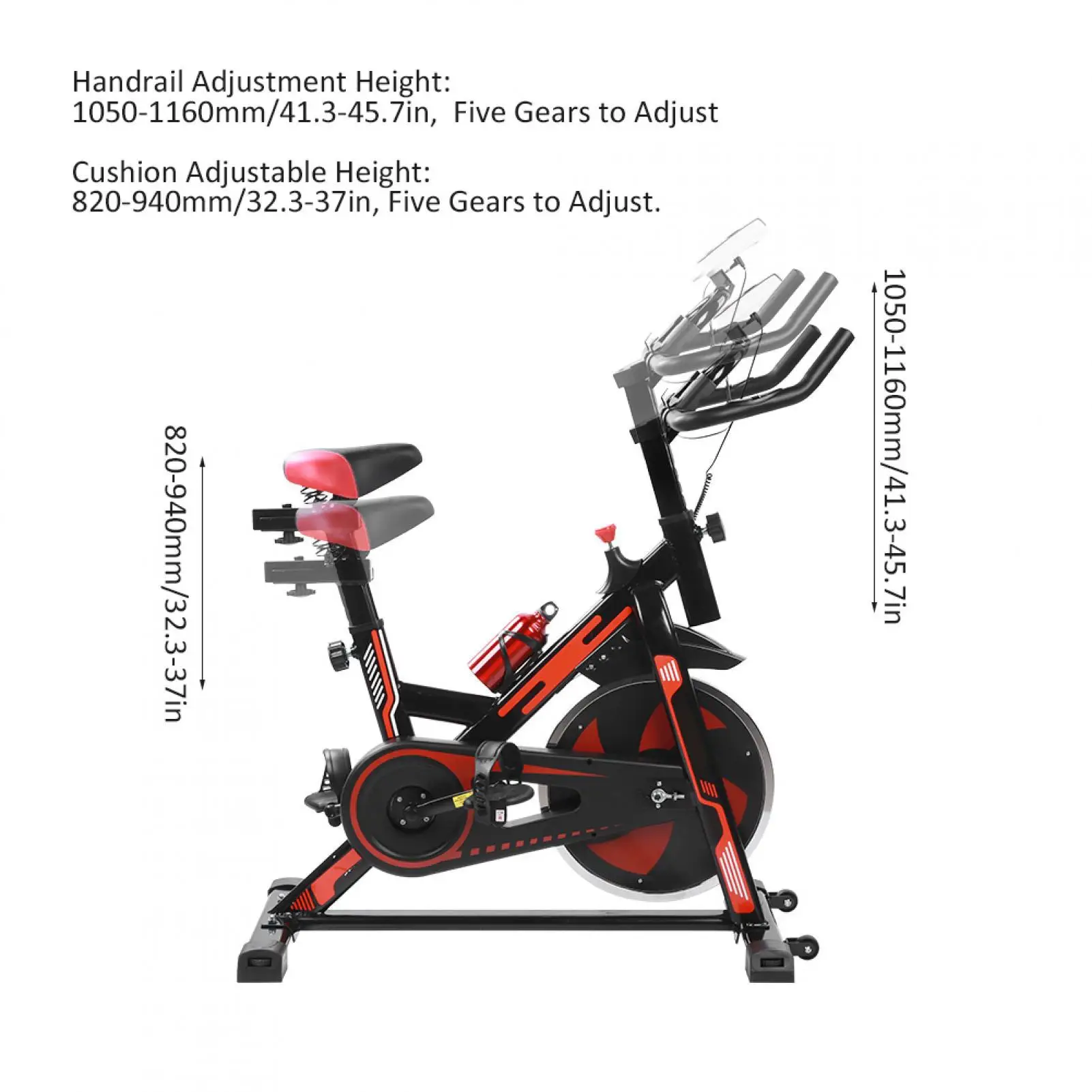 High Quality Smart Exercise Bike Home Fitness Equipment Plastic Pedal Mini Silent Spinning Bike