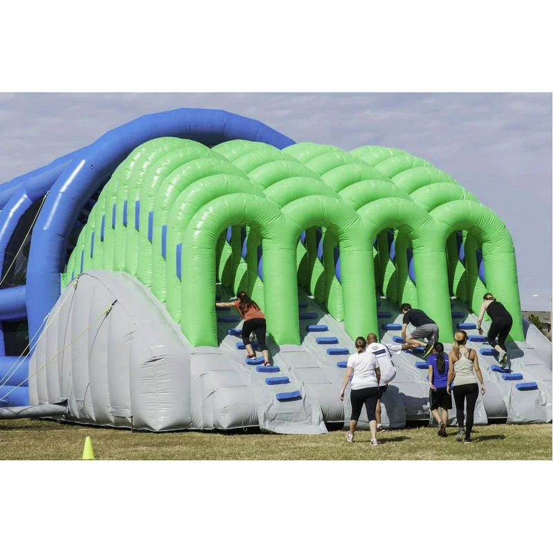 С горячей продажей 5K на открытом воздухе взрослых Спорт игра надувные восхождение водная горка надувной 5k полосы препятствий