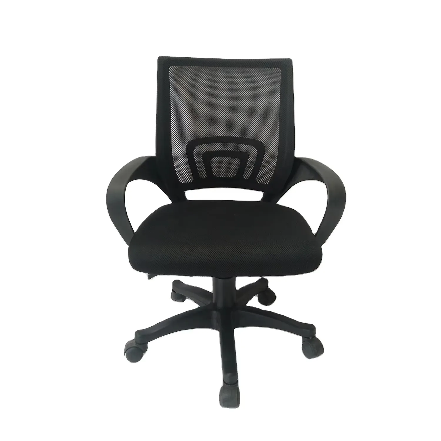 Unique Armless Office Chair Moduled Pp Metal Solid Oak Frame Sledge Reception Training Chairs For Visitors