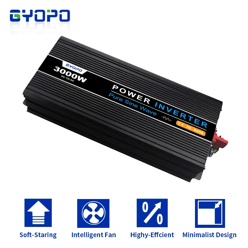 Gyopo 3000w решеточный высокочастотный инвертор немодулированного синусоидального сигнала мощность преобразователя