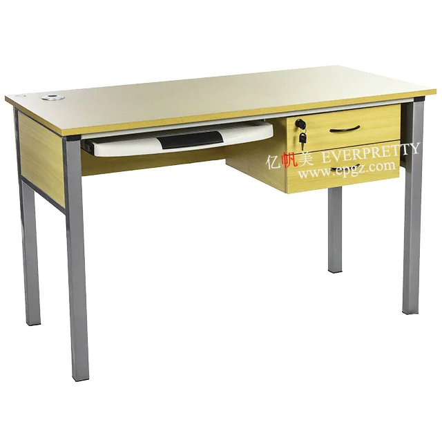 Modern Design Wooden Teacher Table with Chair School Furniture Office Desk and Chair Set for Wholesale