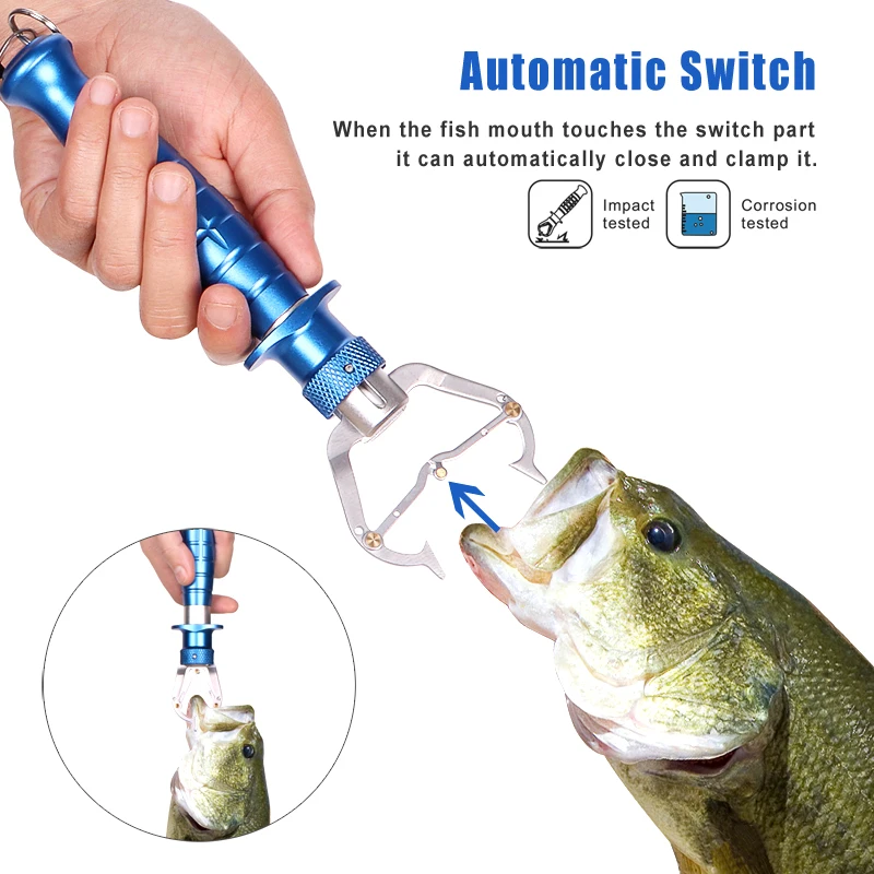 2019 Innovative design fishing lip grips portable fish lip gripper