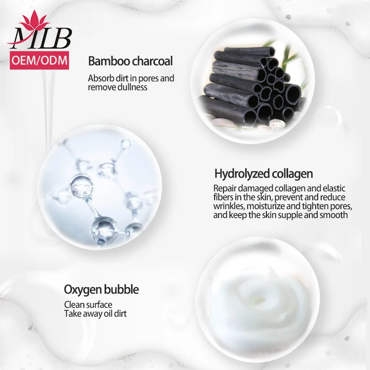 Deep Moisturizing Cleansing Mud Bubble Facial Mask Clean Volcano Mud Clay Face Mask Oem Manufacturer