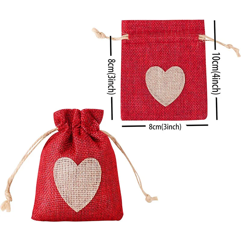 Custom Logo Printing Jute Hessian Burlap Gift Drawstring Bag Soft Beige Jute Coffee Tea Packaging Bag