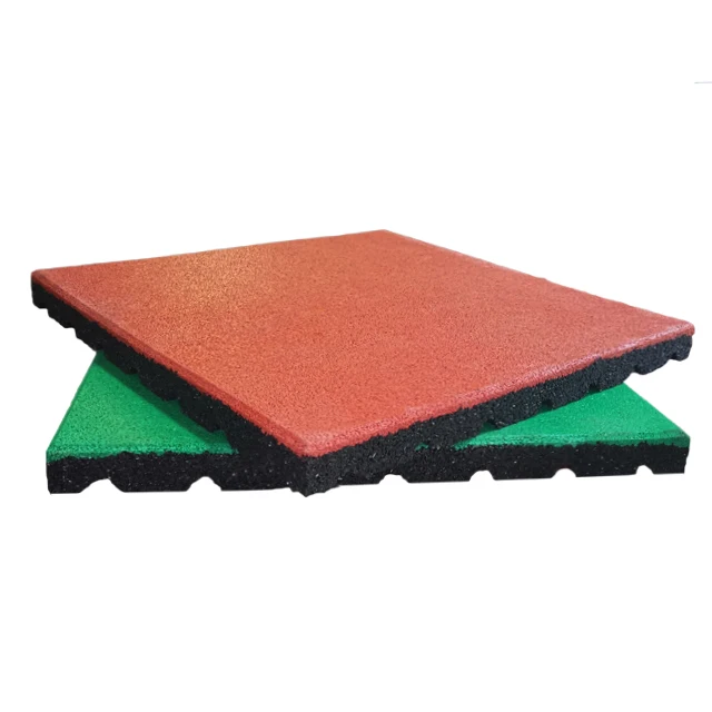 30mm thickness rubber tiles interlocking flooring recycling for gym
