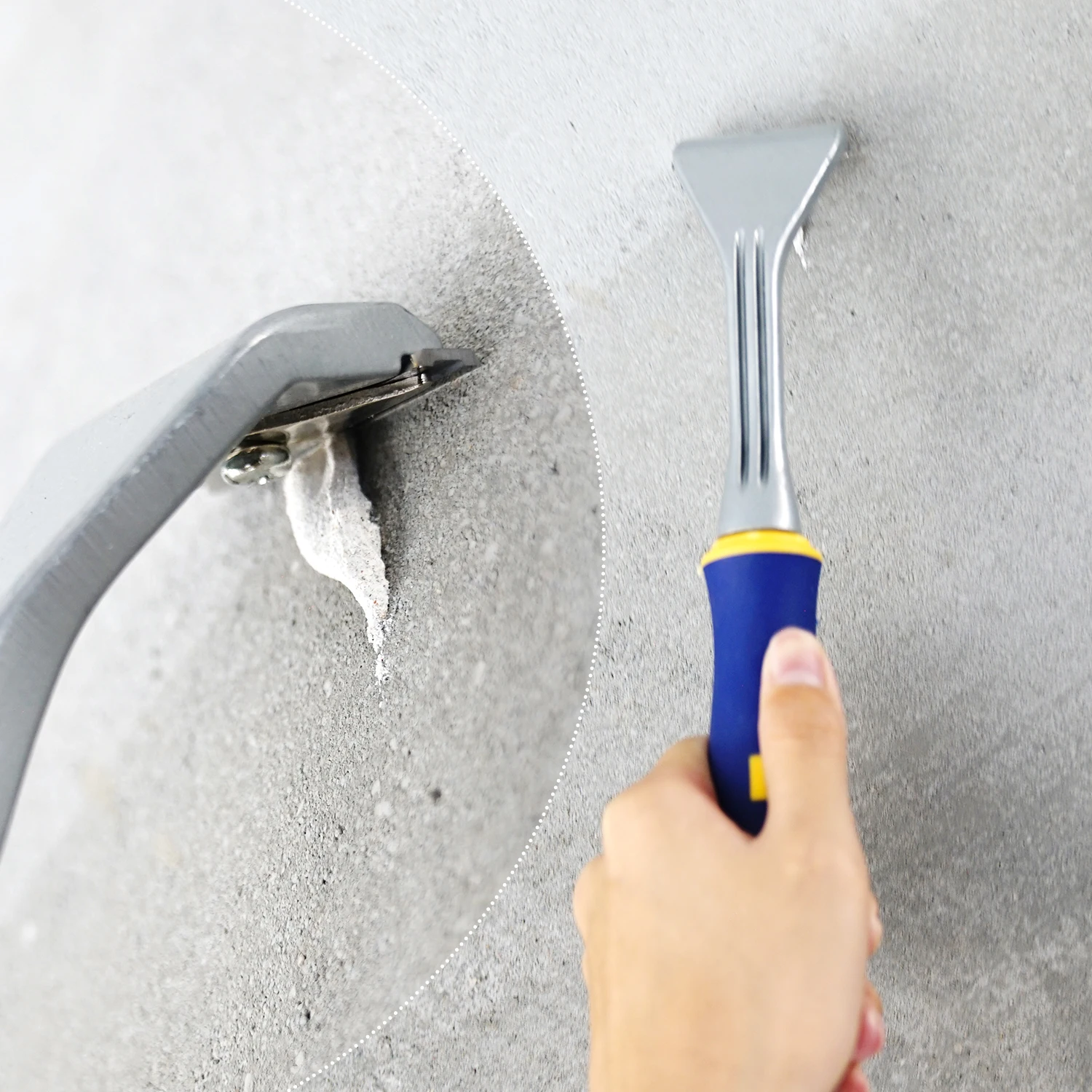 Extendable Razor Scrapers 4 Blades Storage Putty Adhesives Glue Removal Car Wall Window Glass Ice Film Poster Paint Clean Tool