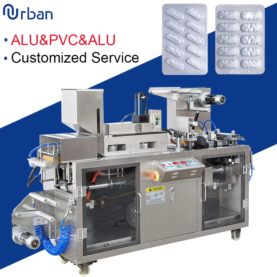 Dpp-80 Automatic Mini Alu Pvc Blister Capsule Tablets Packaging Machine Blister Packing Machine