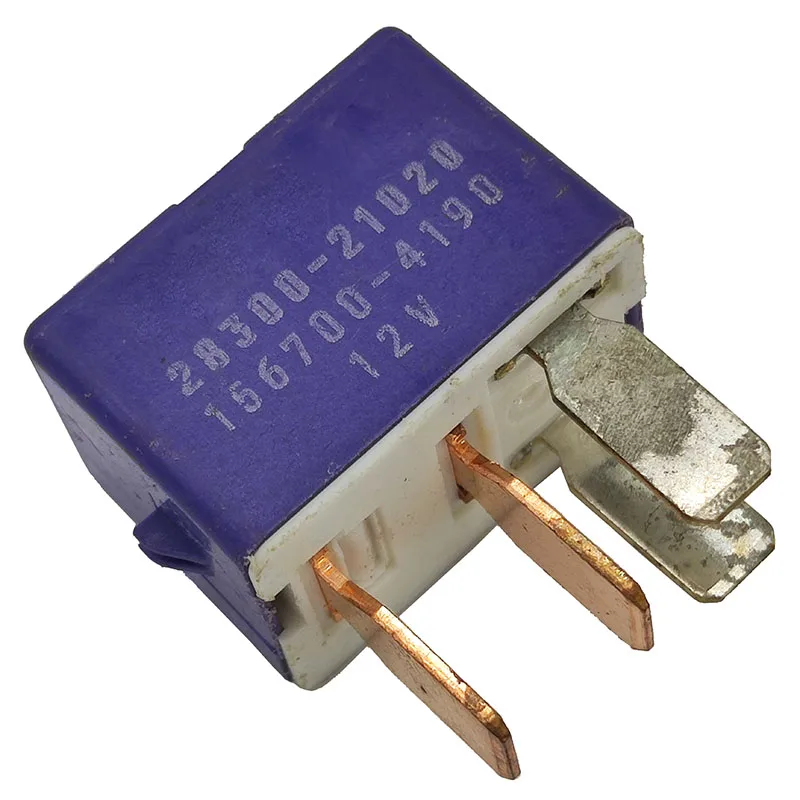 Electronic Components Car Accessories 12V 4 Pins Blue Purple Starter Relay For Lexus OEM 156700-4190 28300-21020