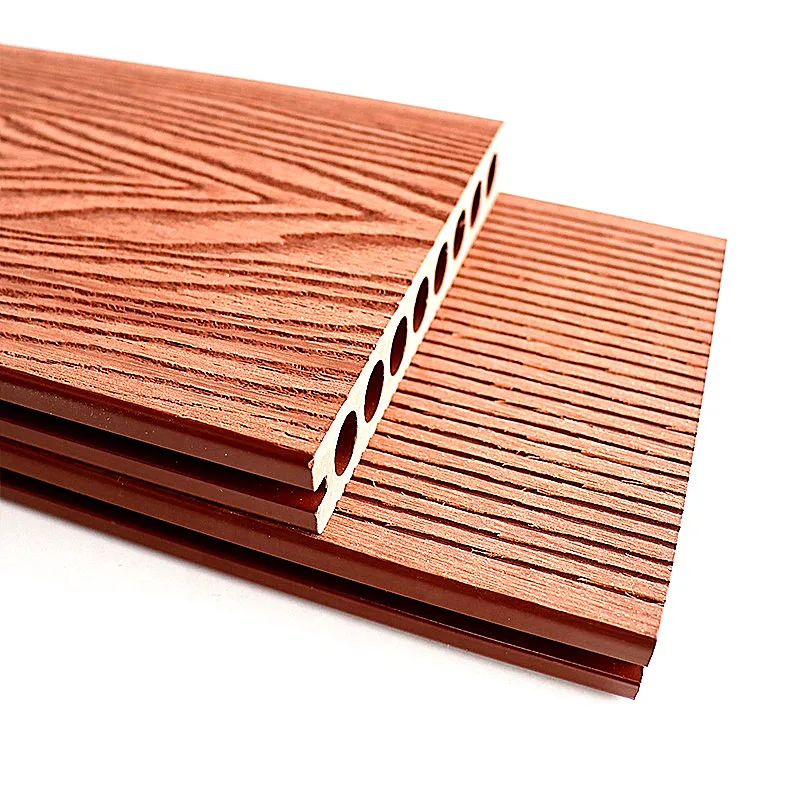 Boardwalk Solid Composite Decking Co-extruded Wpc Composite Decking Boards For Outdoor Floor Covering