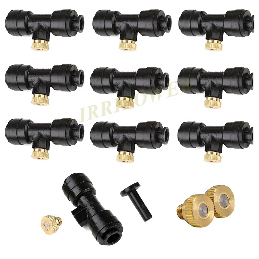 Brass Misting Nozzles 10/24 UNC for Misting Cooling System