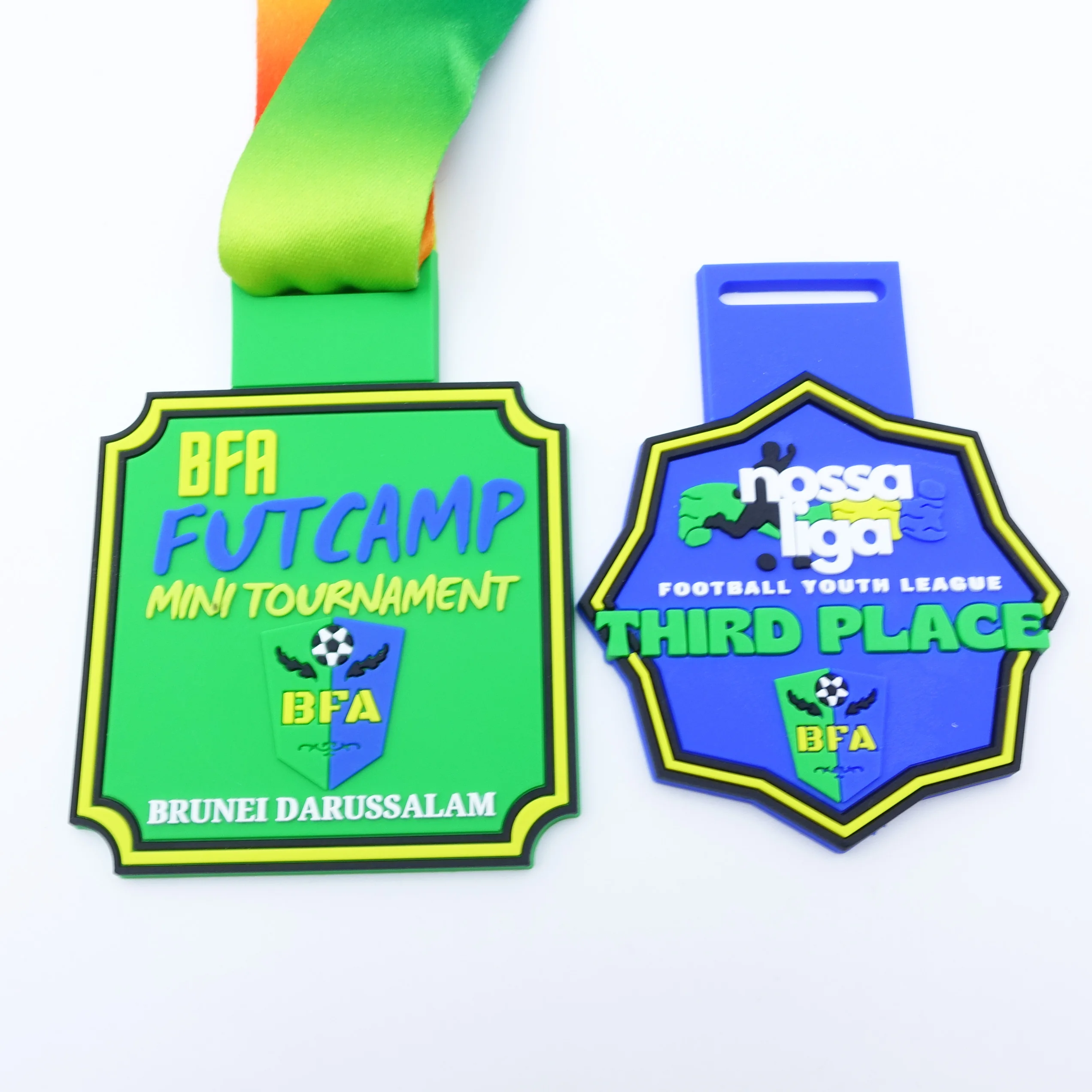 Customized Round Cheap PVC Silicone Rubber Plastic Medal school sports meeting silica gel Medal 3D Soft Plastic Medals For Kids