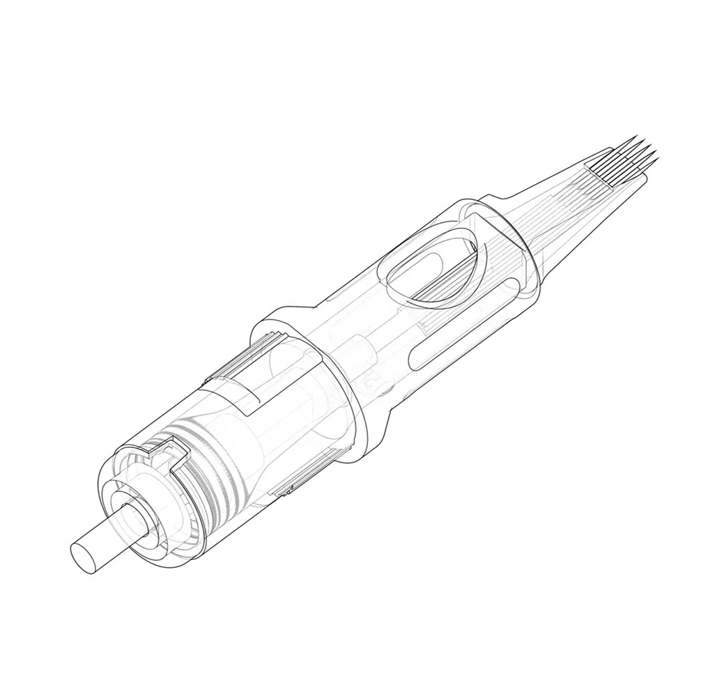Custom Boxes Needle for Tattooing Sterilized Single Use Tattoo Needles Cartridge with Safety Membrane