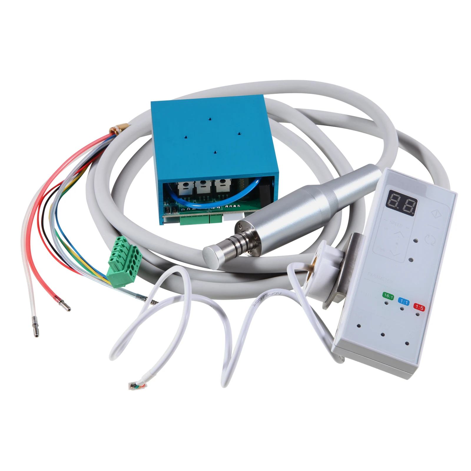 Portable Dental Electric Handpiece Motor System LED Brushless Built In Touch Button Screen NSK Style1:1 1:5 16:1For Dental Chair