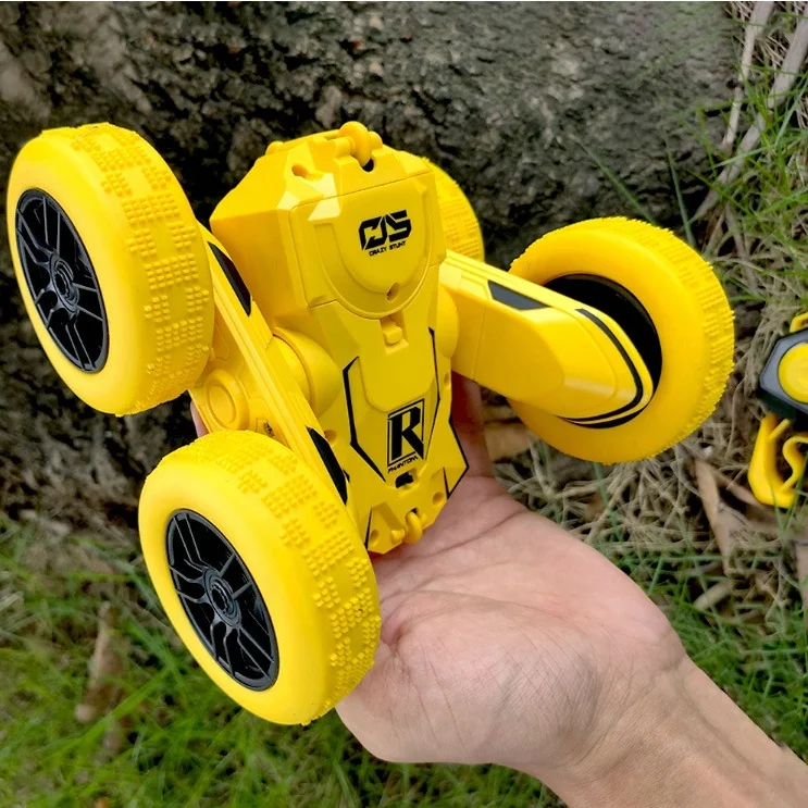 Hot Selling RC Stunt Car Double Side 360 Degree Rotation Radio Remote Control Storm Rolling Car Toy Wholesale Carro De Controle