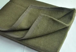 factory cheap price 100% made in china acrylic or wool material heavy cheap olive green outdoor blankets