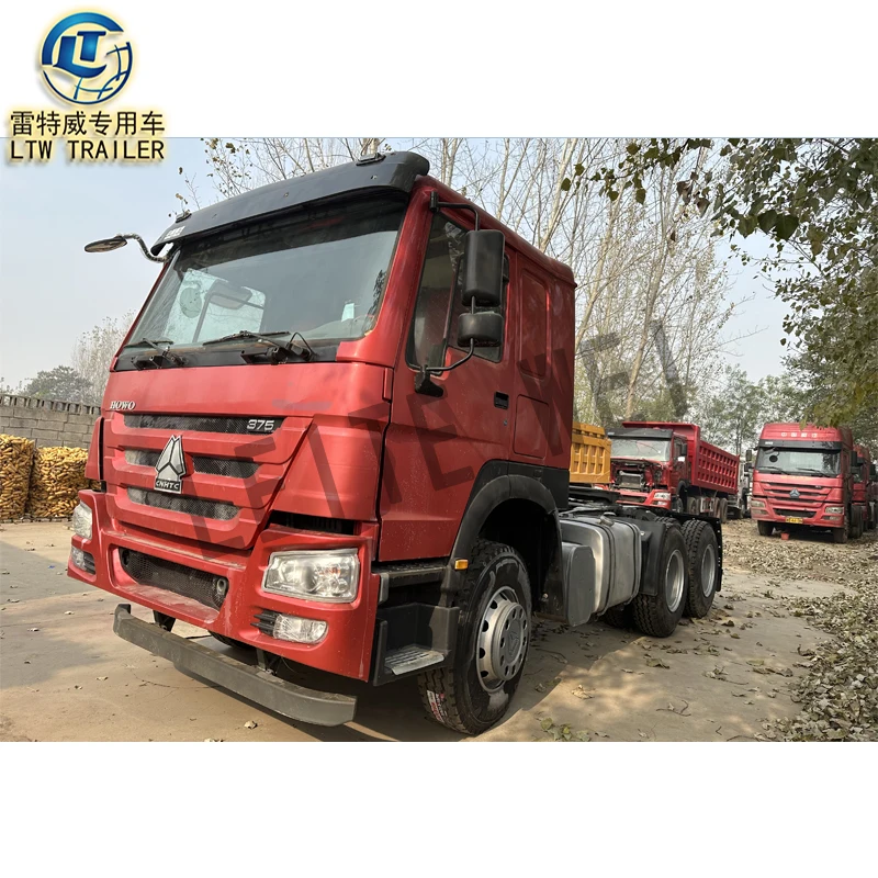 Китайский тягач Howo 6X4, 10 колесных машин, тягач большой грузоподъемности 371HP, 375HP, 420HP, Подержанный тягач, цена