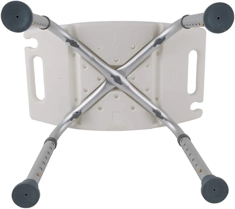 Shower Chair Shower Stool Shower Bench Adjustable Height Non-Slip Bathing Aid for Elderly