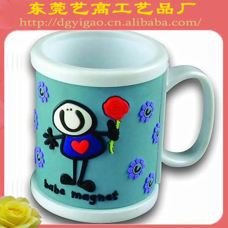 Factory OEM ABS large drinking cups with pvc grip