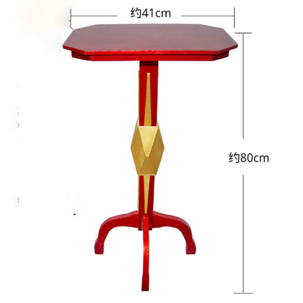 Professional Stage Magic Prop Floating Table with anti-gravity box and candle holder for Magicians Magic Show