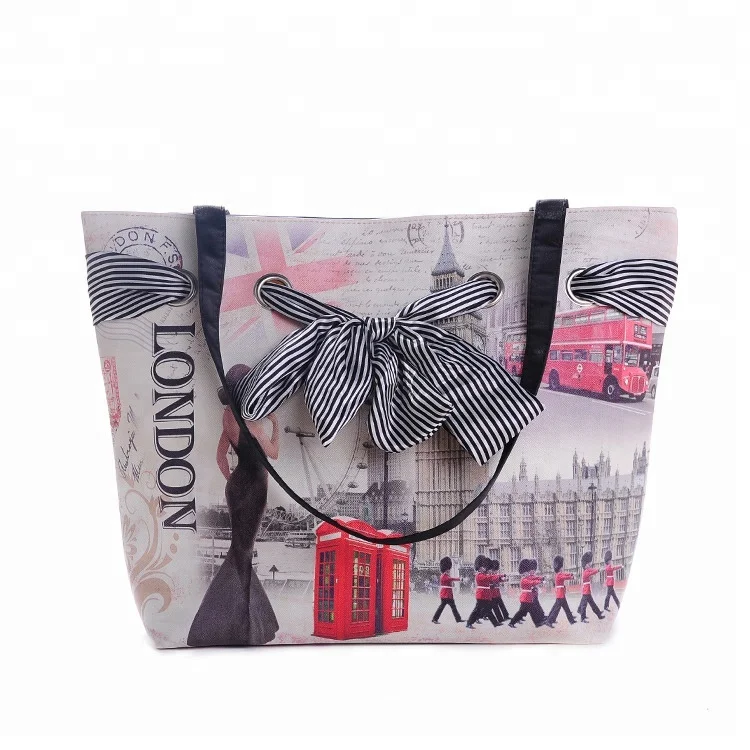 New Fashion Paris PVC Souvenir Tote Bags