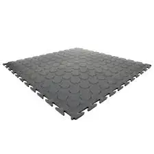 PVC interlocking floor mat 100% raw material floor tile heavy duty warehouse tile slab floor