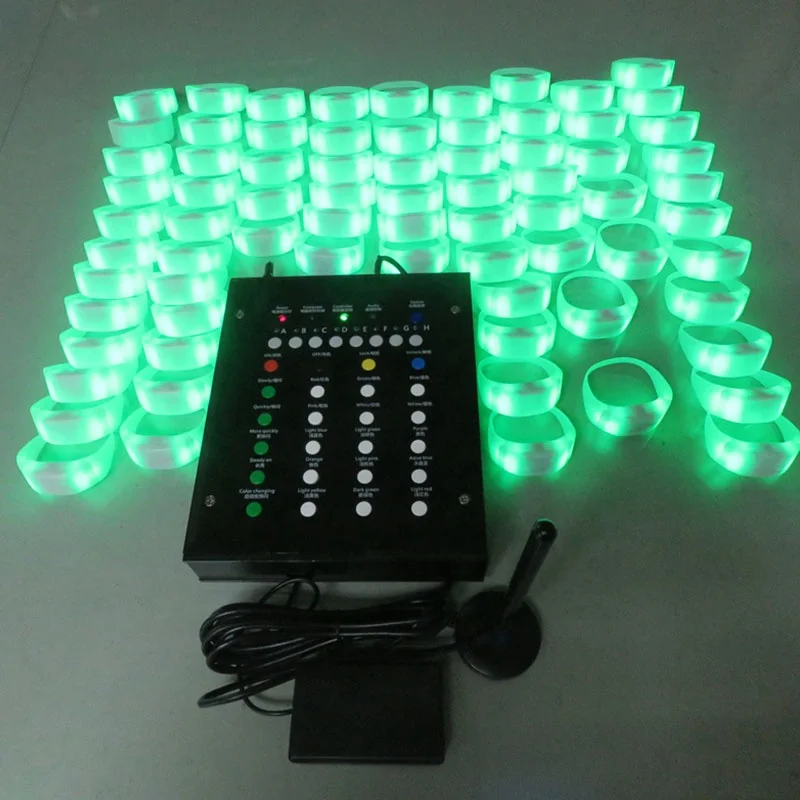 Ismart Custom Concert RFID Remote Controlled Led Bracelet Wristband