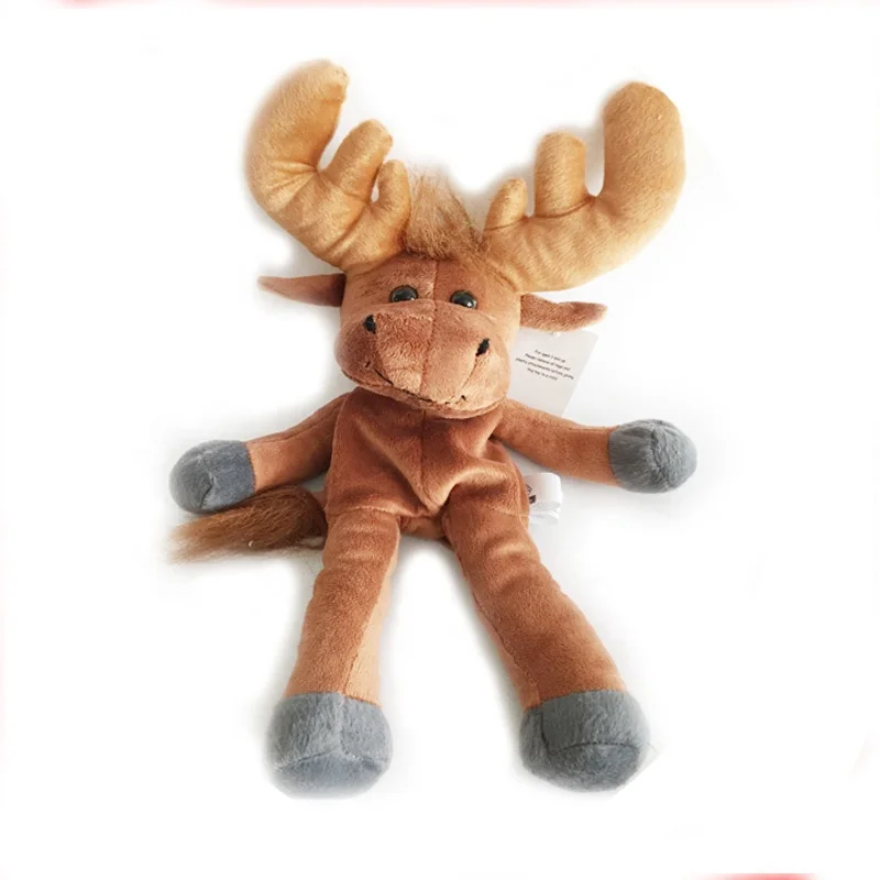 wholesale custom plush unstuffed deer toy soft unstuffed brown deer skin cute unstuffed animal plush toy