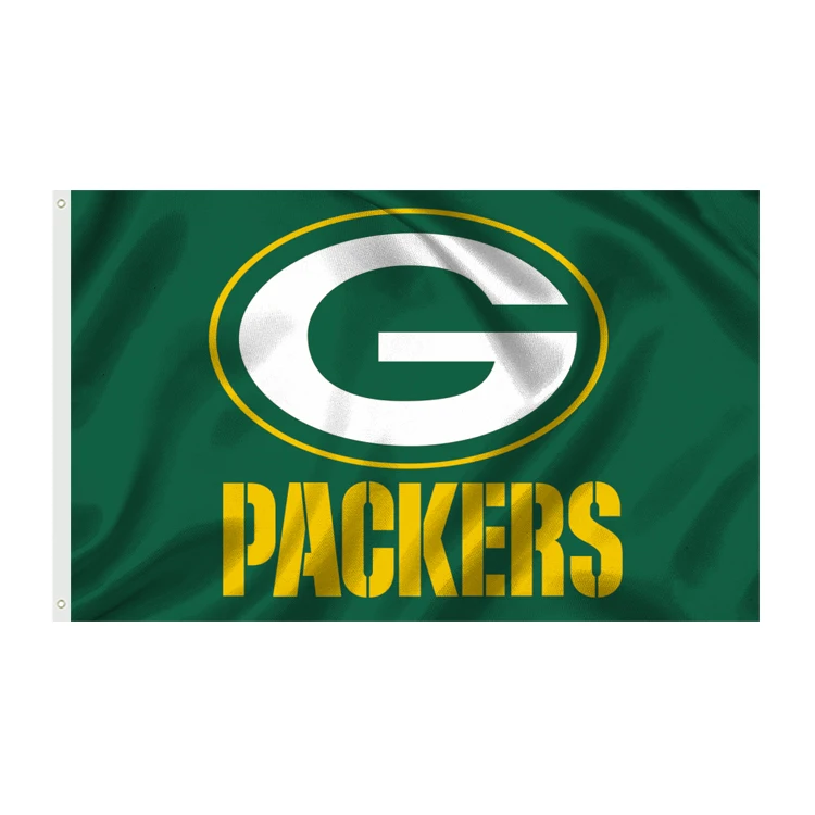 5X3ft оптовая продажа Заводские баннеры пользовательские флаги для NFL team GREEN BAY PACKERS