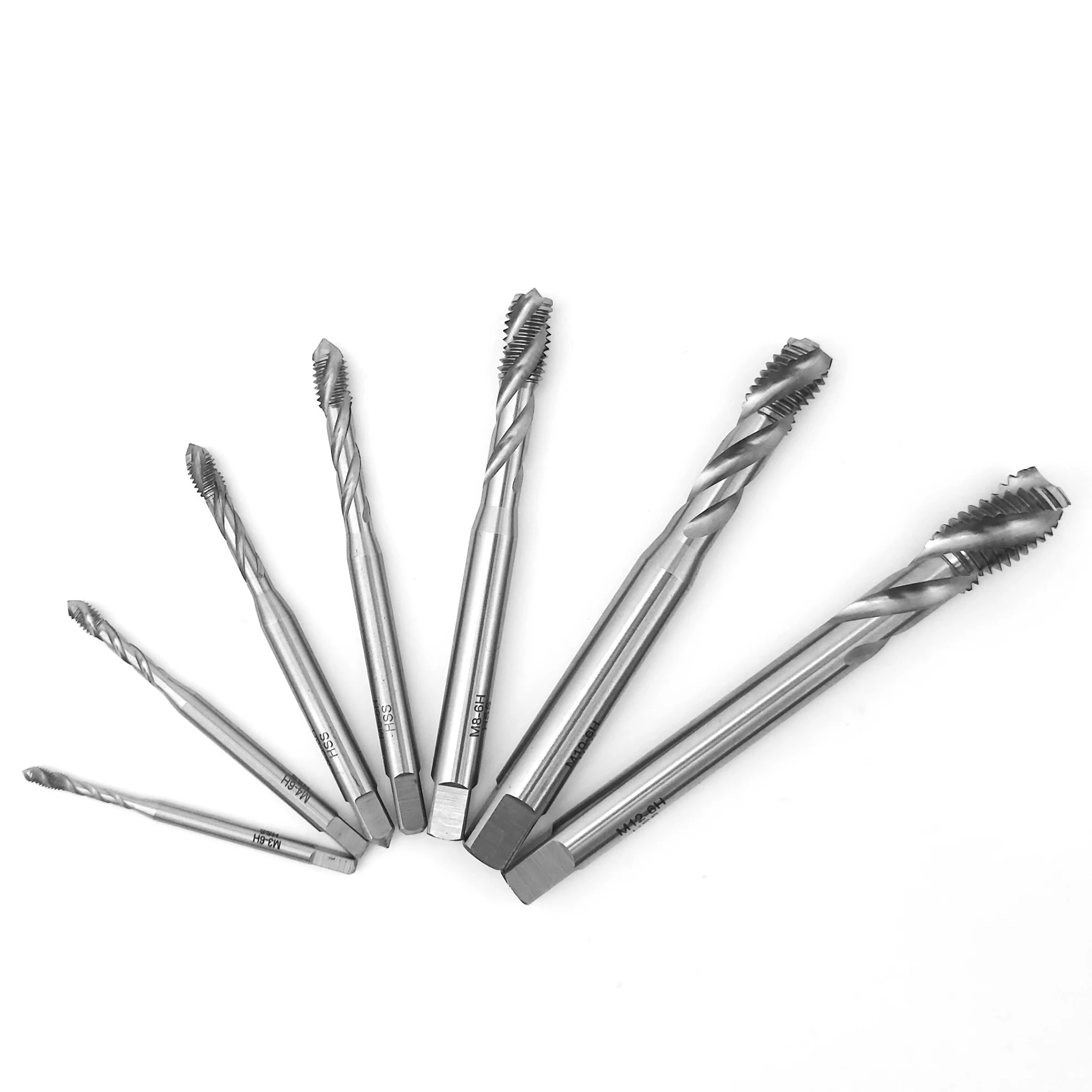 Спиральные резьбовые краны для резьбы из быстрорежущей стали