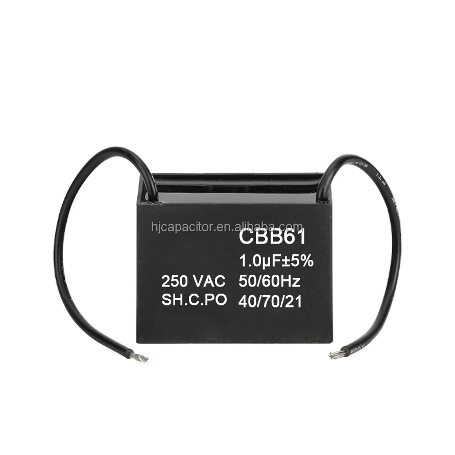 New Stock Arrival 1uf 450V.AC  CBB61 Lead Wire Type Capacitor graphene  nichicon  1kv