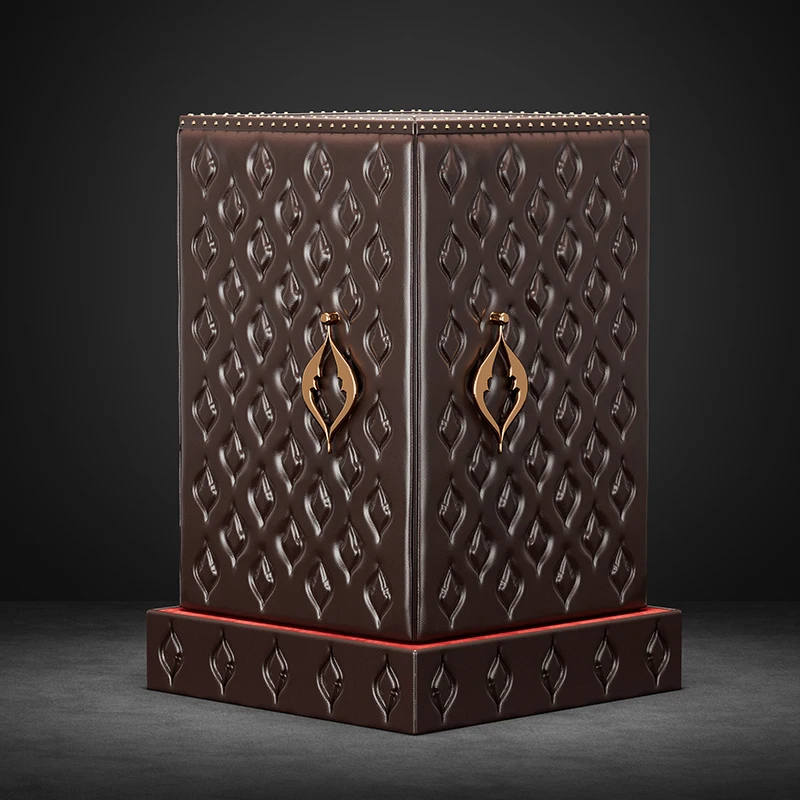 Game trophy collection leather box medal gift box football game basketball game trophy Hercules trophy gift box