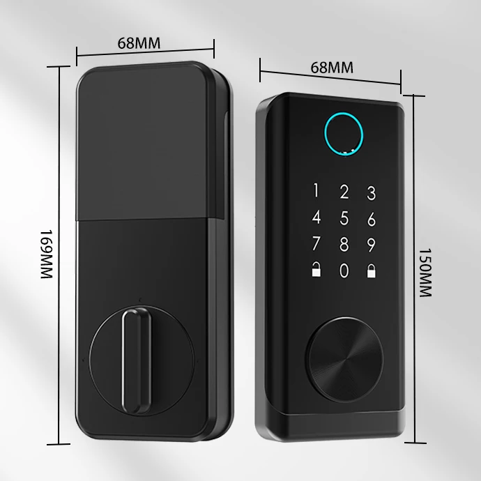Manufacturer Supply Password Smart Finger print Door Lock Set TT App Dead Bolt Locks
