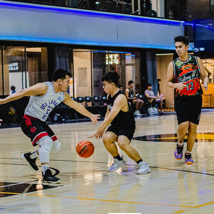 LHDT badminton court with basketball indoor sports volleyball court flooring tiles varnish for wood portable fixed system