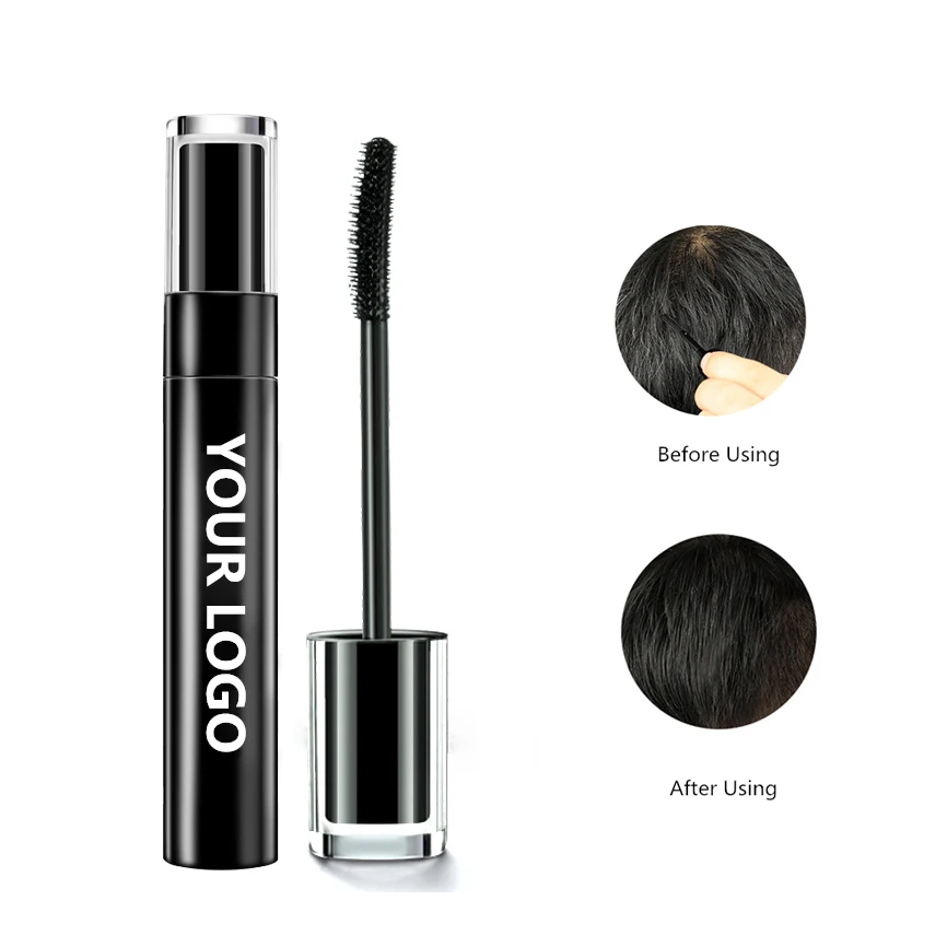 Private Label Black Brown Temporary Dye Mild Fast One-Off Hair Color Cover White Hair Makeup Stick