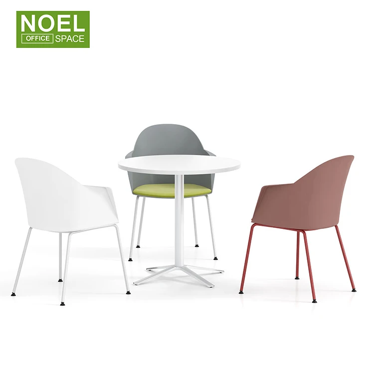 The tabletop is 2.0mm edge banding steel white electrostatic powder coating Folding table
