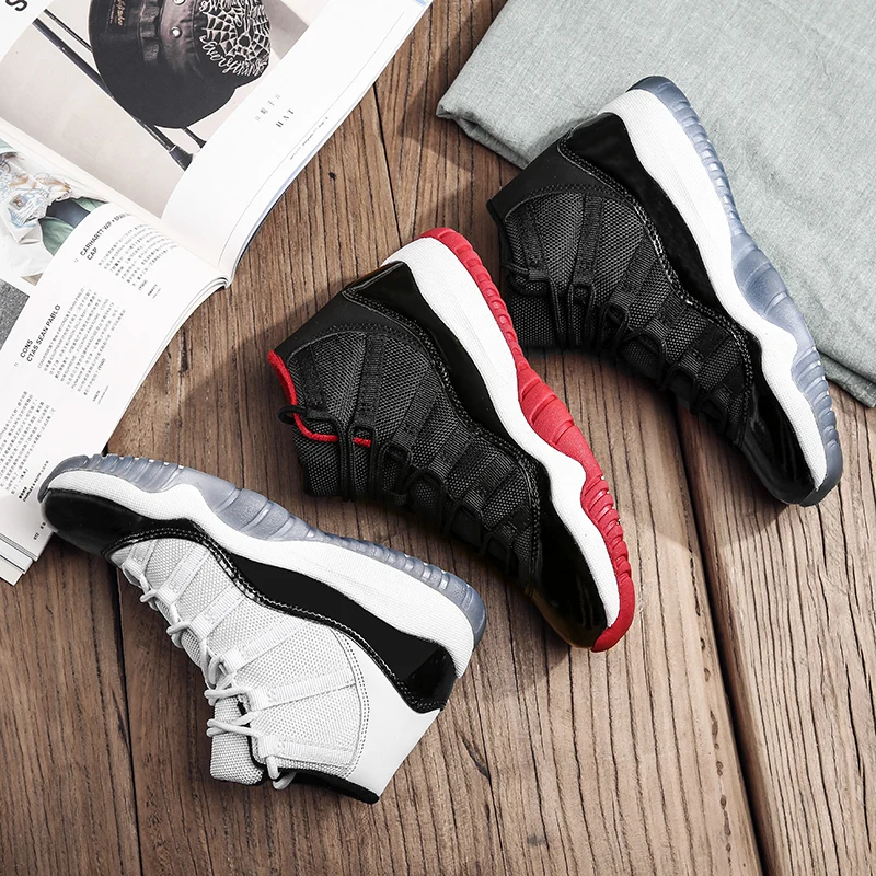 
Boys Girls Basketball Shoes 2019 New Kids Sneakers Thick Sole Outdoor Non-slip Sports Shoes Footwear Children Shoes Basketball 