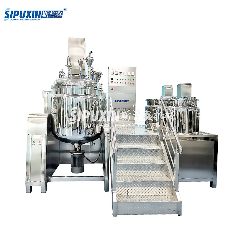 Wholesale 600l Tomato Mayonnaise Emulsifier Cream Vacuum Emulsifying Homogenizer