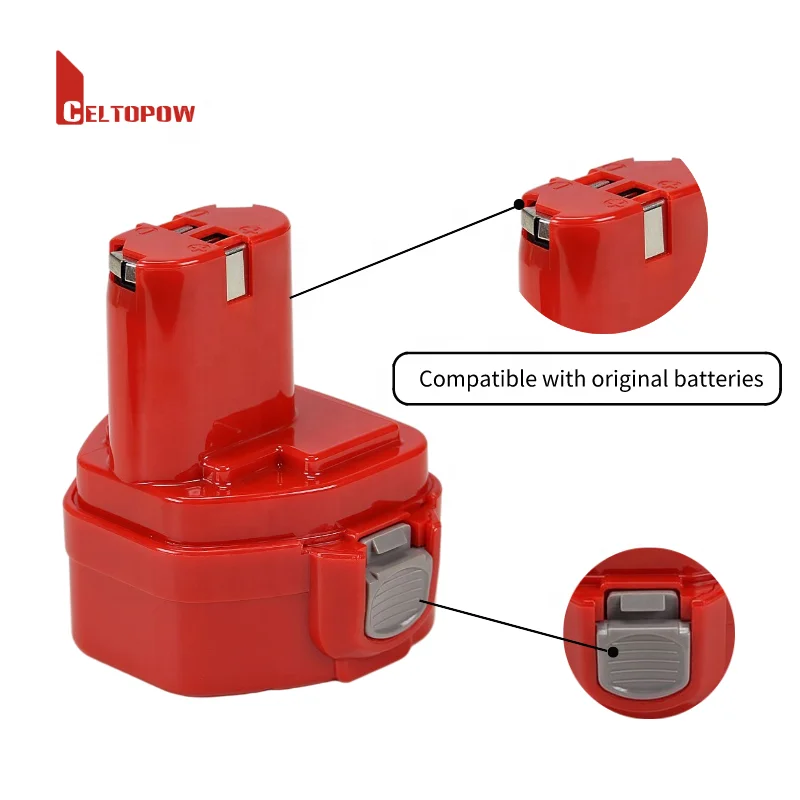 Replacement for makitas 1220 1233 1201 1222  12V  Cordless Drill Power Tool batteries