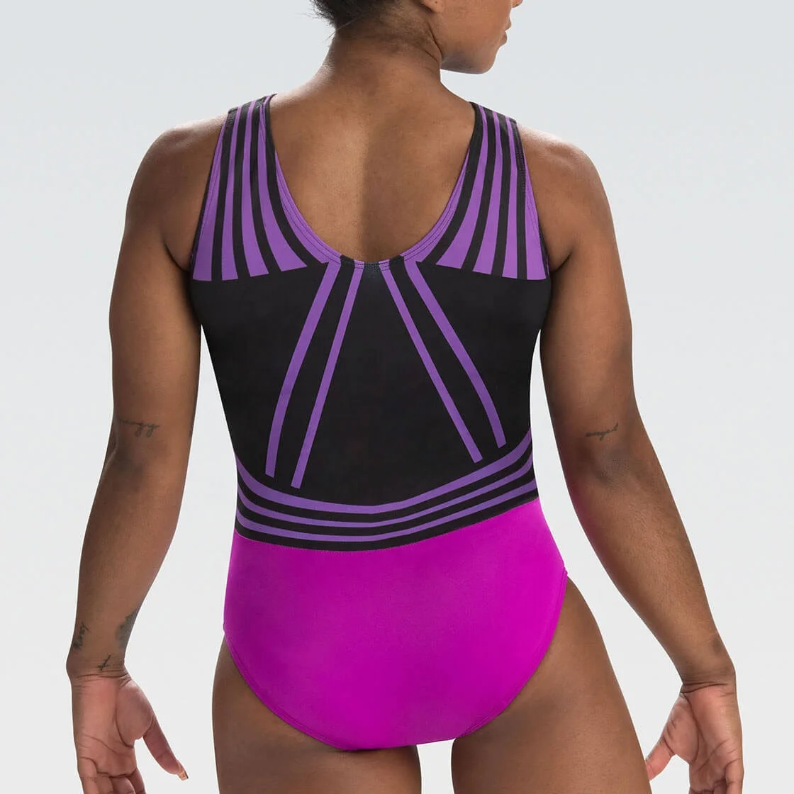 ZN-Sparkly tumbling sports wear printable kids gymnastics girls leotard dance