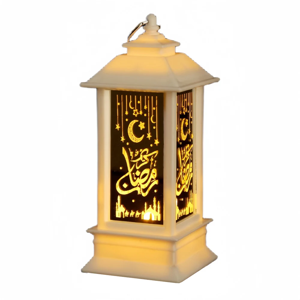 Nice Eid Mubarak Lights Party Supplies Middle East Gold Silver Laser Carved Lamp Ramadan Lanterns Ramadan Decorations 2024