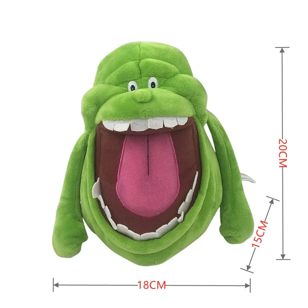 2024 New Design Doll Ghostbusters Green Ghost stuffed Toy Cartoon Peripheral Cute Child Pillow Cartoon Anime Sleep Plush Pillow